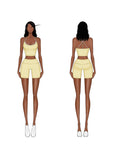 The Butter Yellow Set - 2 bras + 1  short