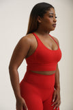 Cross Back Support Bra